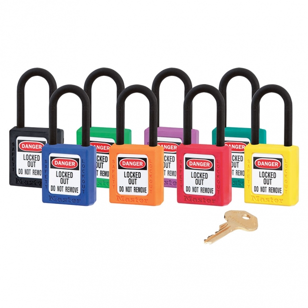 406系列絕緣Zenex™熱塑安全掛鎖套組 1